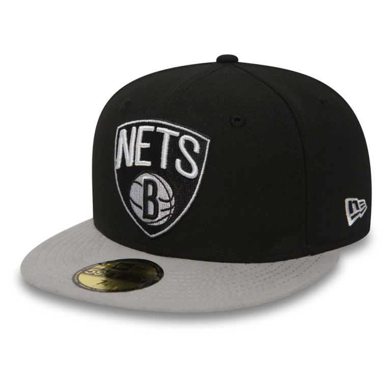 Gorras New Era Nba Negros - Brooklyn Nets Essential 59FIFTY 98367GHZL